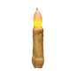 4" Burnt Ivory LED  Taper (Pack of 4)