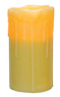 6" Ivory Drip Pillar (Pack of 2)