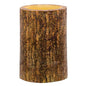 Mustard Bark Timer Pillar (Pack of 2)