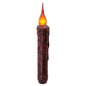 Burgundy Twisting Timer Taper (Pack of 2)