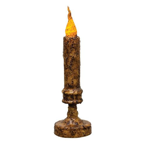 Burnt Mustard Candlestick - 8"  (Pack of 4)