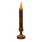 Burnt Mustard Candlestick - 10"  (Pack of 4)