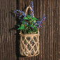 Glass Jar w/ Rope Net  (Pack of 4)