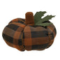 Earthtone Plaid Pumpkin Large (Pack of 2)