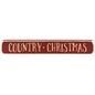 Country Christmas Engraved Block 12" (Pack of 4)