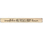 Snowflakes Are Kisses From heaven Engraved Block 1.75" x 18"  (Pack of 4)