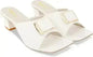 Women White Heels Sandal