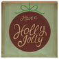 *Merry & Bright Box Sign 3 asst.  (Pack of 4)