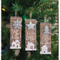 Farmhouse Christmas Charm Ornament 3 Asstd. (Pack of 4)
