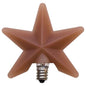 3" Cinnamon Star Silicone Bulb (Pack of 4)