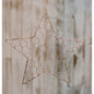 Wire Star Ornament 10"  (Pack of 4)