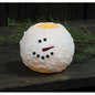 5" Snowman Round LED Candle