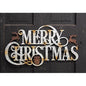Metal Merry Christmas Sign 23.52"