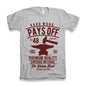 Hard Work Pays Men's Bamboo Viscose/Organic Cotton Short Sleeve Graphic T-Shirt