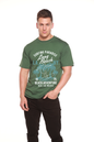 Long Beach Men's Bamboo Viscose/Organic Cotton Short Sleeve Graphic T-Shirt