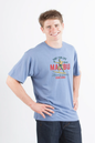 MALIBU Men's Bamboo Viscose/Organic Cotton Short Sleeve Graphic T-Shirt