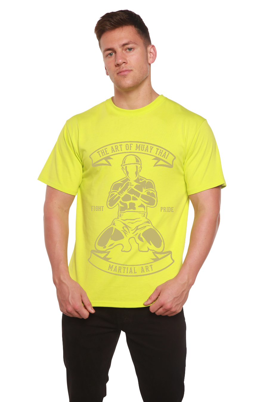 Martial Art Men's Bamboo Viscose/Organic Cotton Short Sleeve Graphic T-Shirt