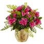 Azalea and Maiden Hair with Planter