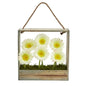 Gerber Daisy Garden Artificial Arrangement in Hanging Frame