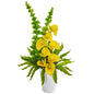 23" Calla Lily and Bell of Ireland Artificial Arrangement