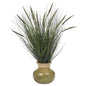 27" Grass w/Mini Cattails Silk Plant