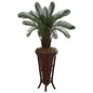4'Cycas Artificial Tree in Decoorative Stand UV Resistant (Indoor/Outdoor)