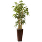 4'Bamboo w/Decorative Planter