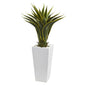 Agave Artificial Plant in White Planter