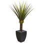 Agave Artificial Plant in Black Planter