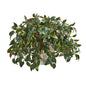 Mini Melon Artificial Plant in Weathered Planter UV Resistant (Indoor/Outdoor)