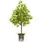 54" Lemon Artificial Tree in Vintage Metal Bucket