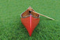 Red Wooden Canoe 10ft With Ribs Curved Bow