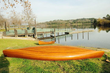 Wooden Canoe with Ribs 16