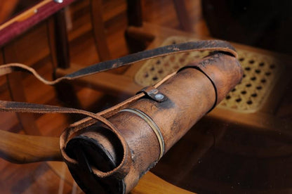 Handheld Telescope w leather overlay-15 inches